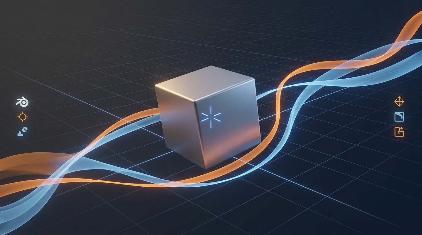 Blender入門：画面操作のコツとモードの基本