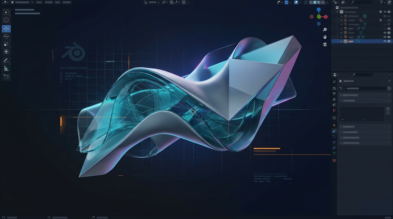 Blenderで描く理想の形：モデリングから仕上げまで深掘りする制作テクニック