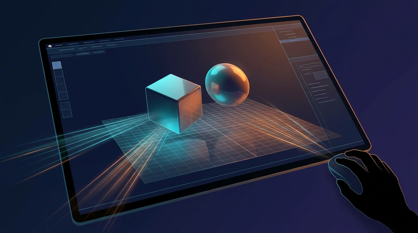 Blenderで育む3Dの直感：画面とツールの基本を使いこなす視点