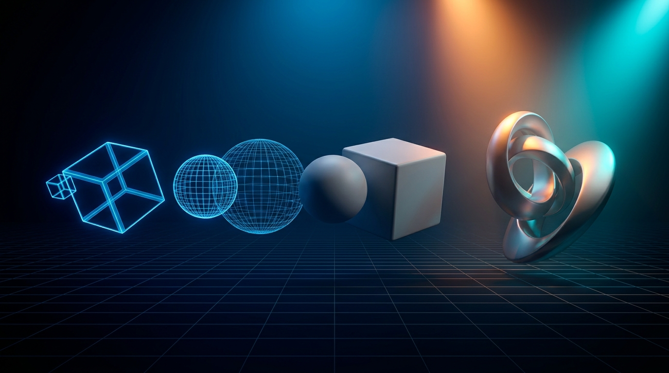 Blenderで始める3DCG制作：形・色・光を繋ぐ基本プロセス